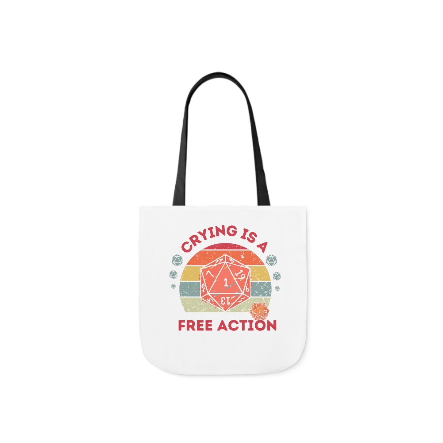 Dnd Crying Is a Free Action Canvas Tote Bag