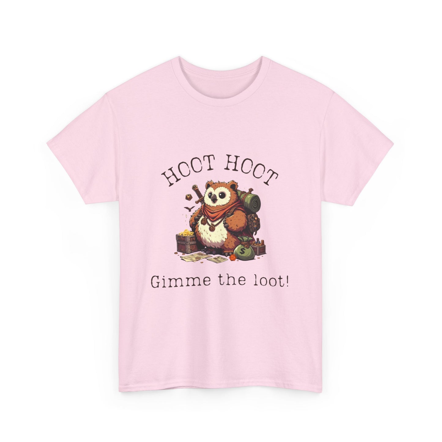 T-shirt Owlbear, Hoot Hoot, donne-moi le butin !