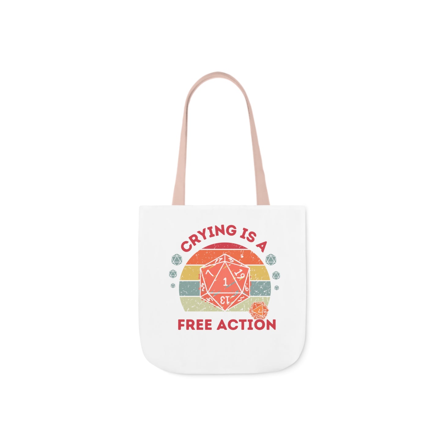 Dnd Crying Is a Free Action Canvas Tote Bag