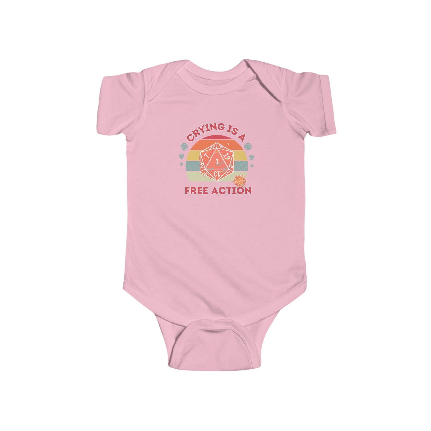 DND Crying is a Free Action Infant Bodysuit