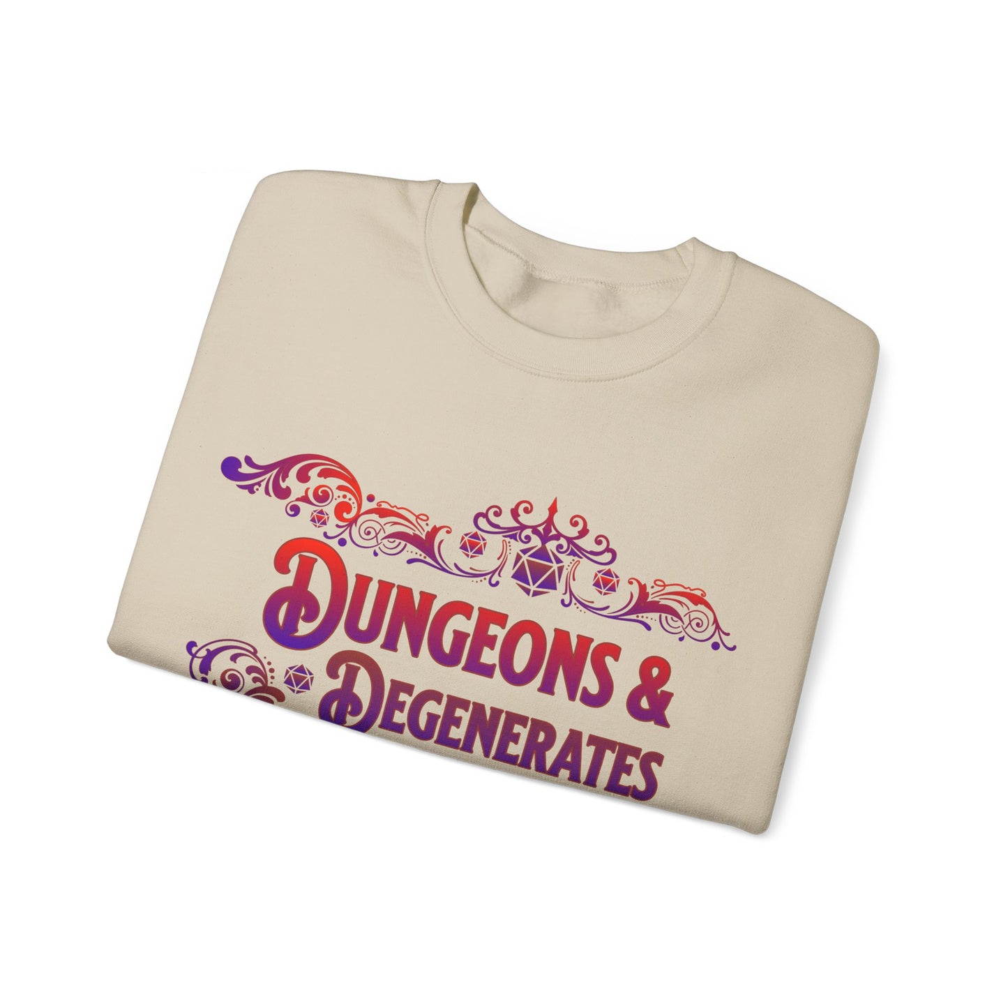 Dnd Sweatshirt Dungeons Degenerates