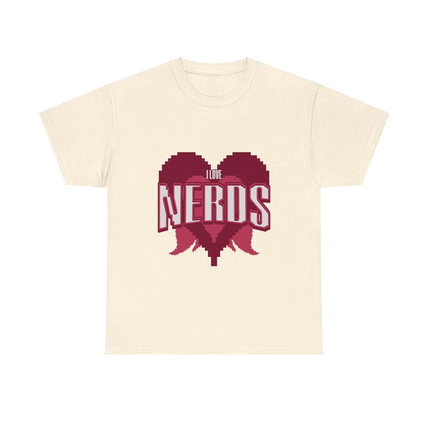 Ich liebe Nerds Pixel Art T-Shirt