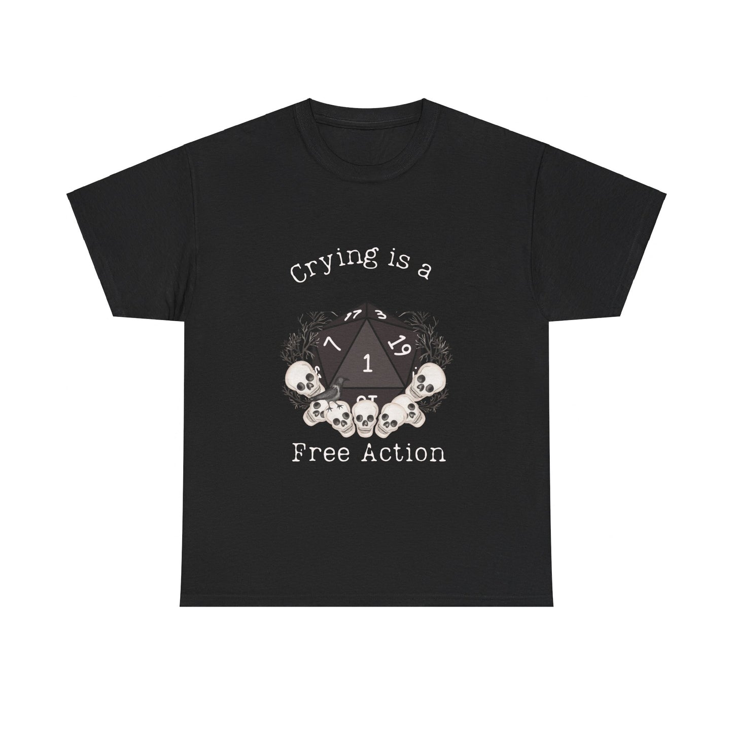 DnD Funny Critical Fail D20 Dice Shirt