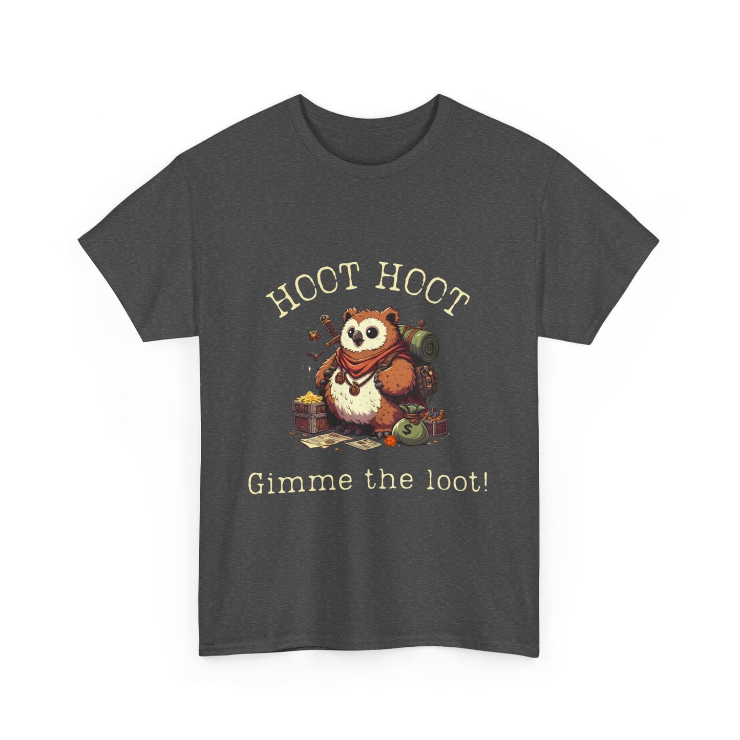 T-shirt Owlbear, Hoot Hoot, donne-moi le butin !