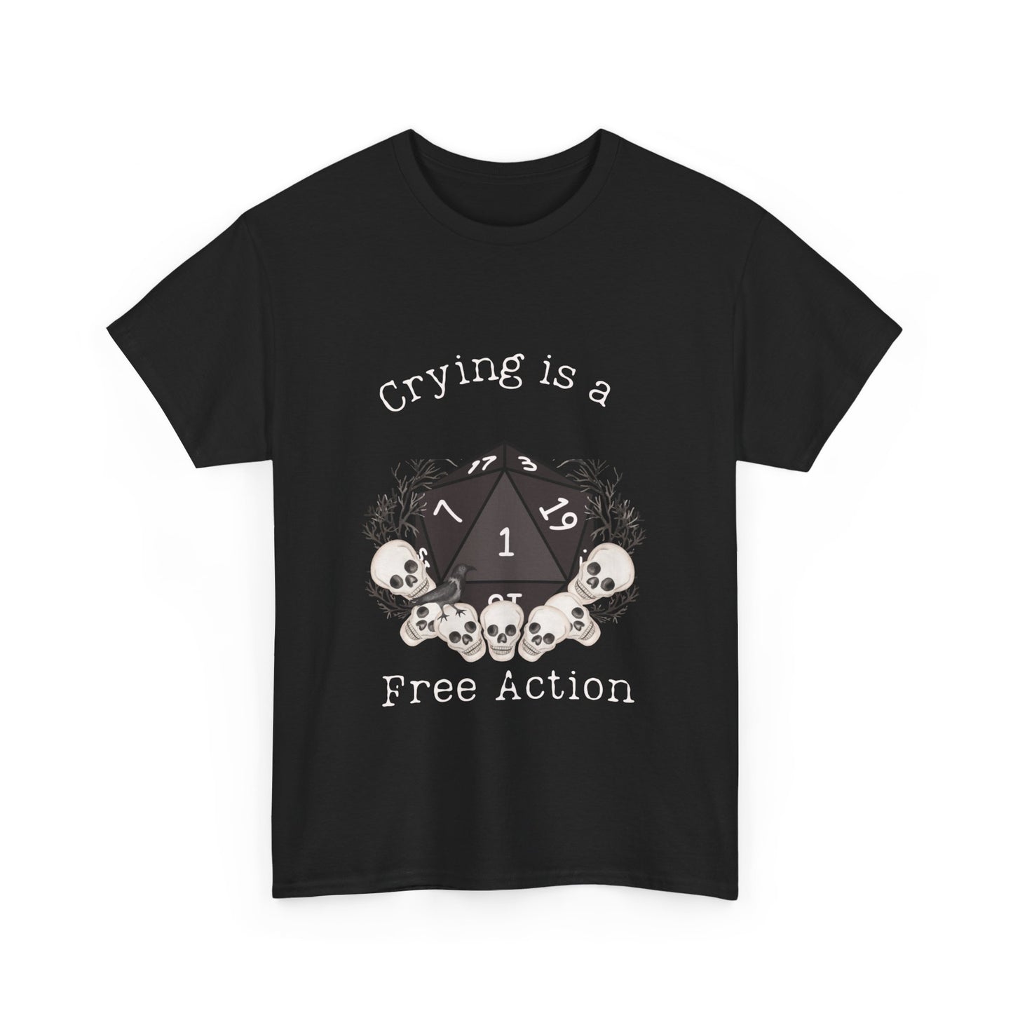 DnD Funny Critical Fail D20 Dice Shirt