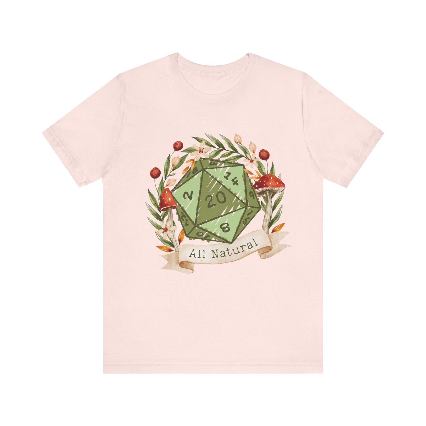 T-shirt Champignon Dnd D20