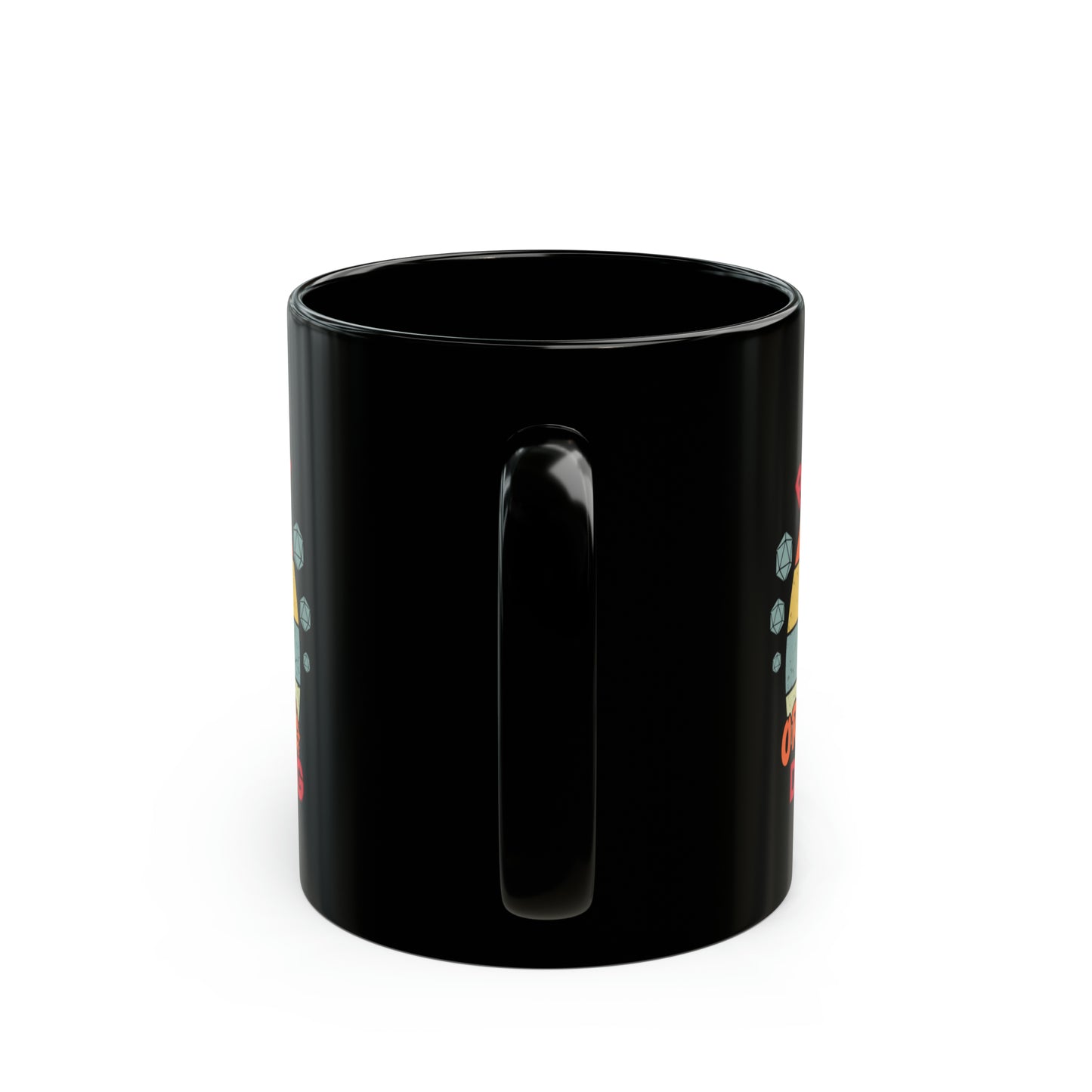 Dnd ou MTG Mug Roll High Or Die en essayant