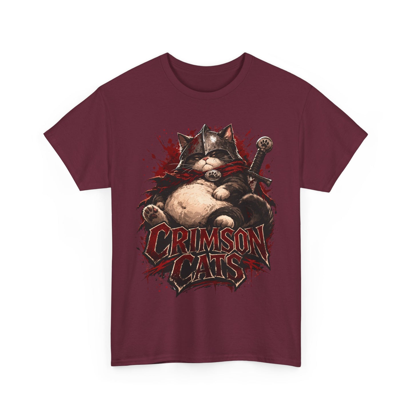 Crimson Cats T-Shirt | Funny Crimson Desert Inspired Game Tee