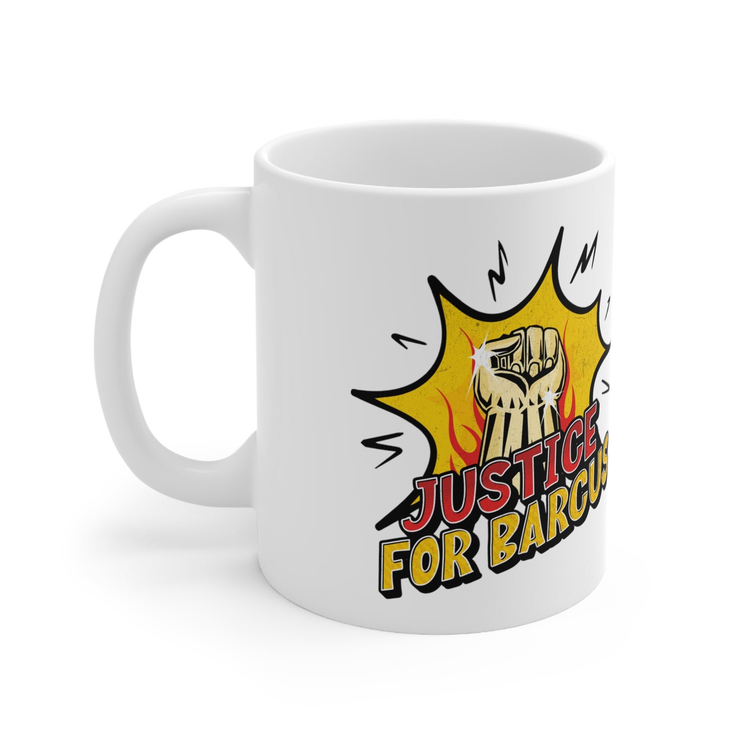 Tasse BG3 Justice pour Barcus !