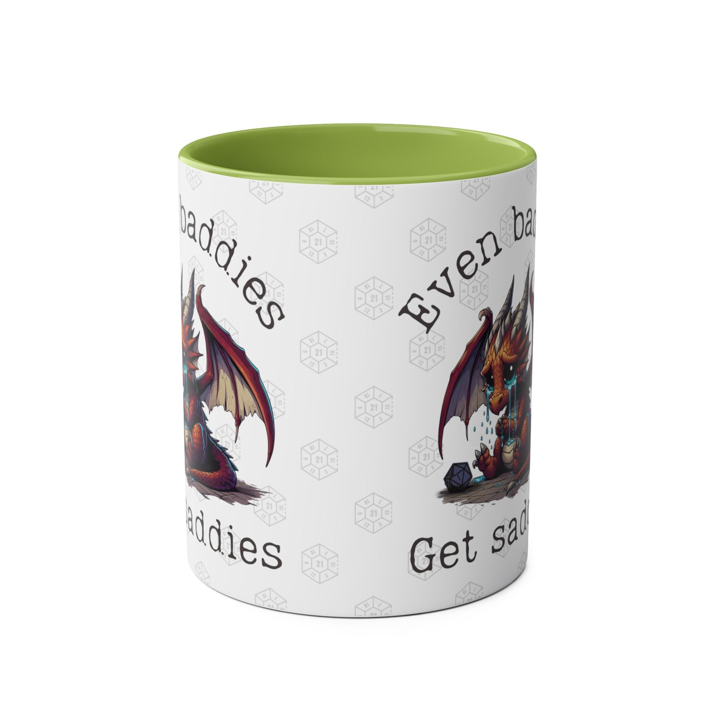 Dnd Mug Even Baddies Get Saddies Dragon Coffee Cup