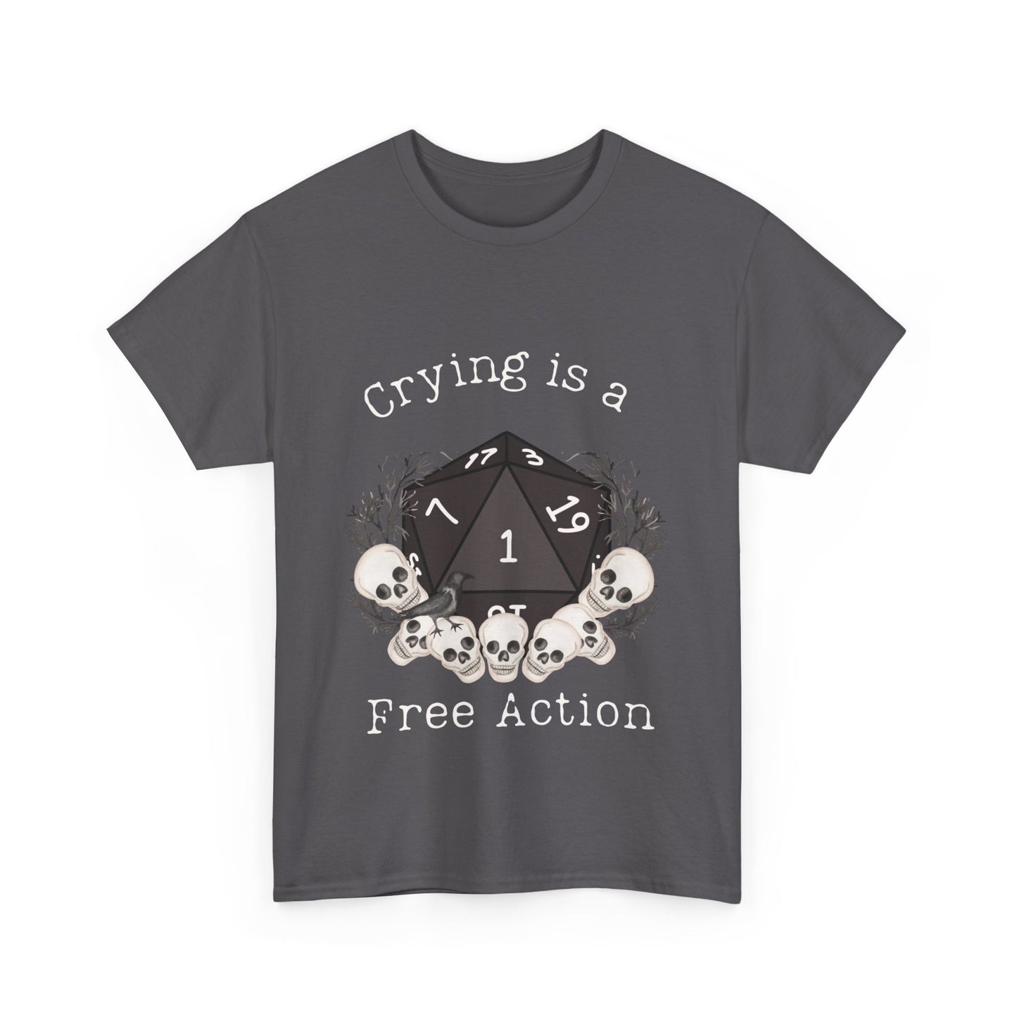 DnD Funny Critical Fail D20 Dice Shirt