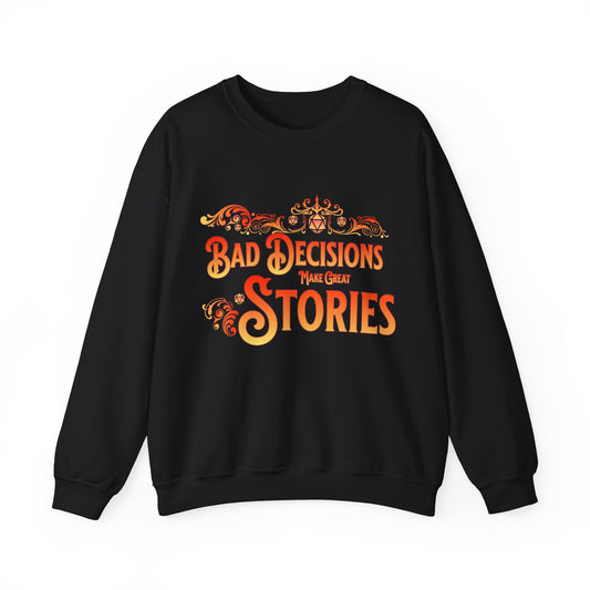 Dnd Sweatshirt Pullover Schlechte Entscheidungen Machen Große Geschichten