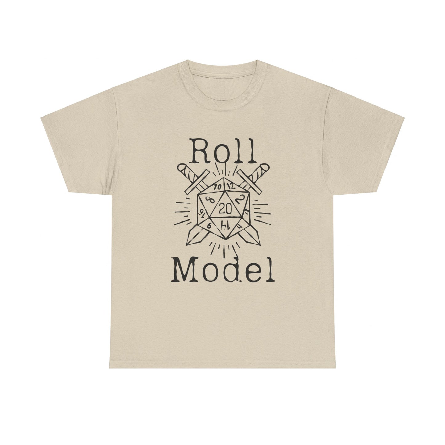 T-shirt DnD Roll Model Dice