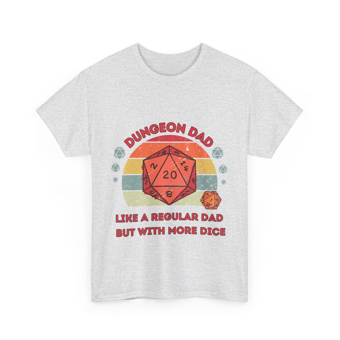 Dnd Shirt, Dungeon Dad, Wie ein normaler Papa, aber mit mehr Würfeln T-Shirt