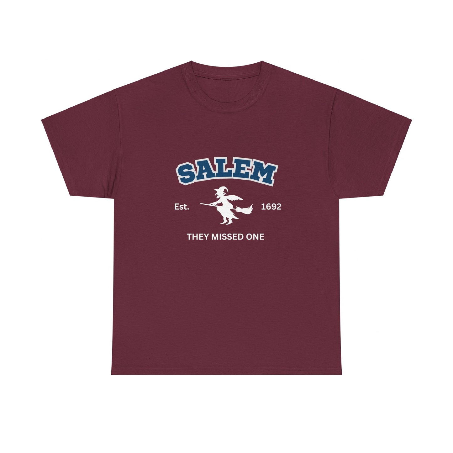 Salem 1692 They Missed One Halloween TShirt College, University Style Witch Trials Top