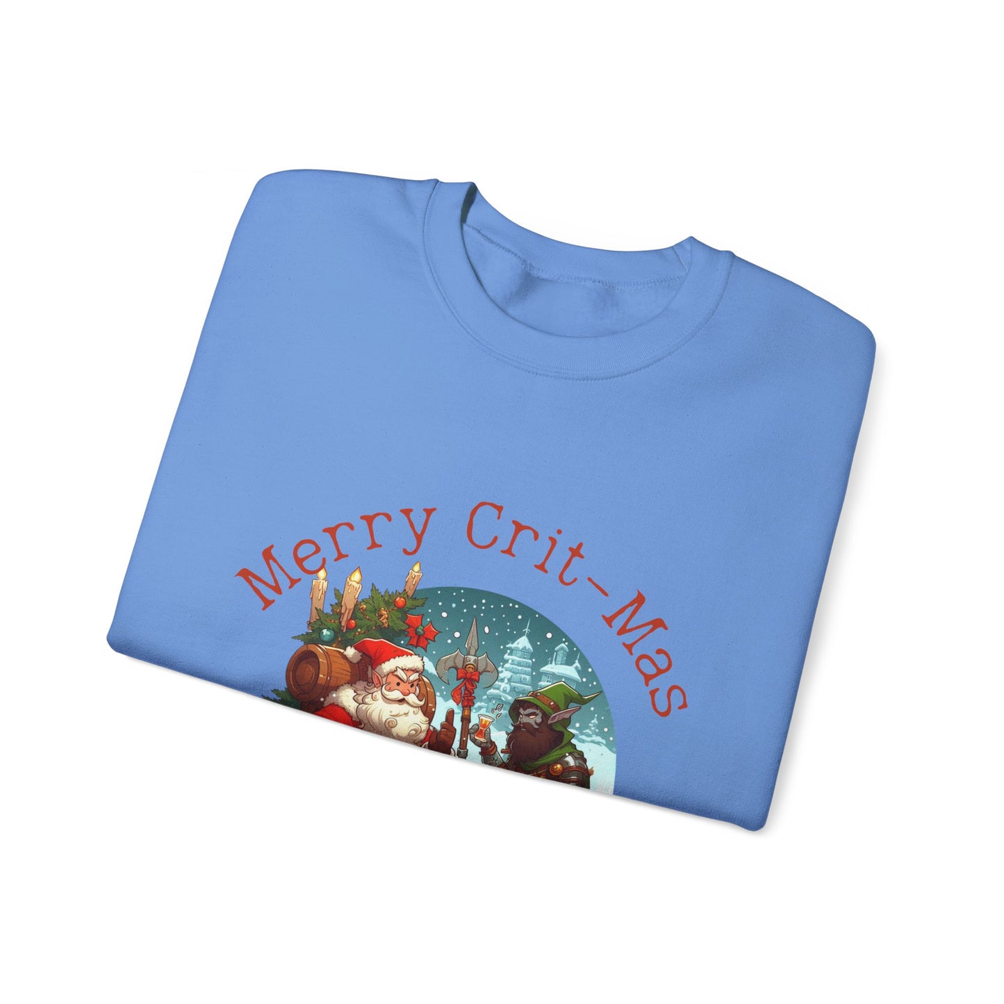 Dnd Shirt Christmas Jumper 'Merry Crit-mas and a Happy New Quest'