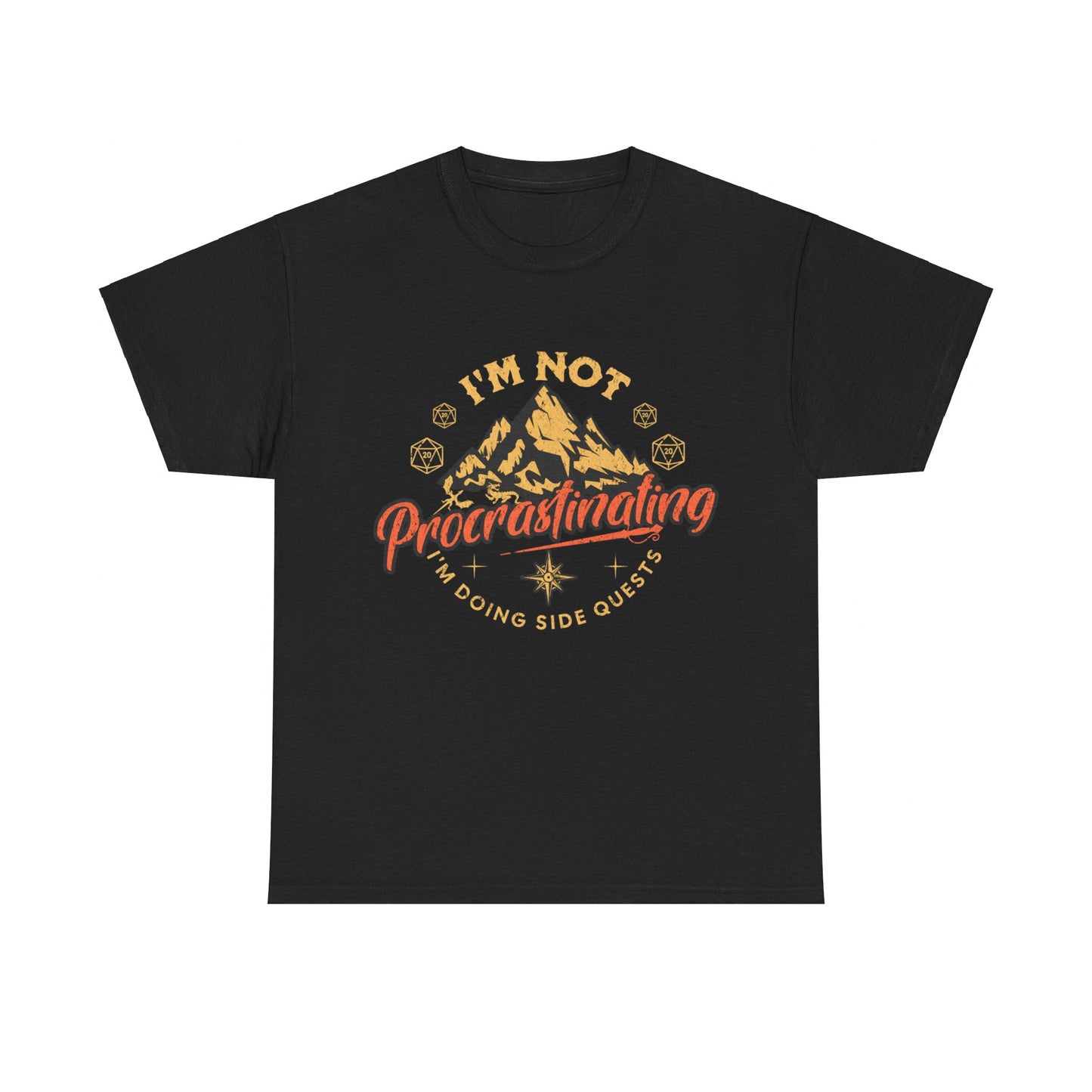 T-shirt Dnd TDAH « Je ne procrastine pas »