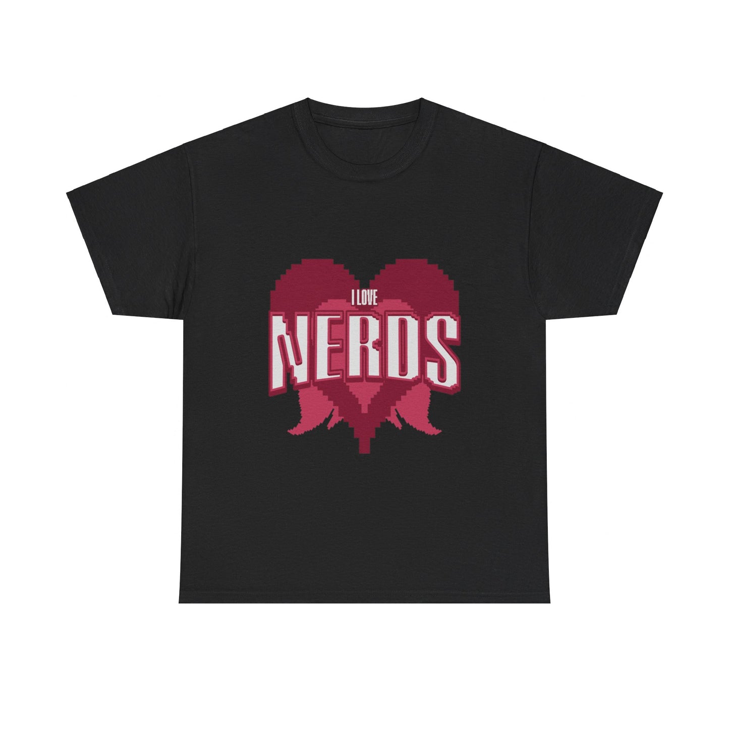 Ich liebe Nerds Pixel Art T-Shirt