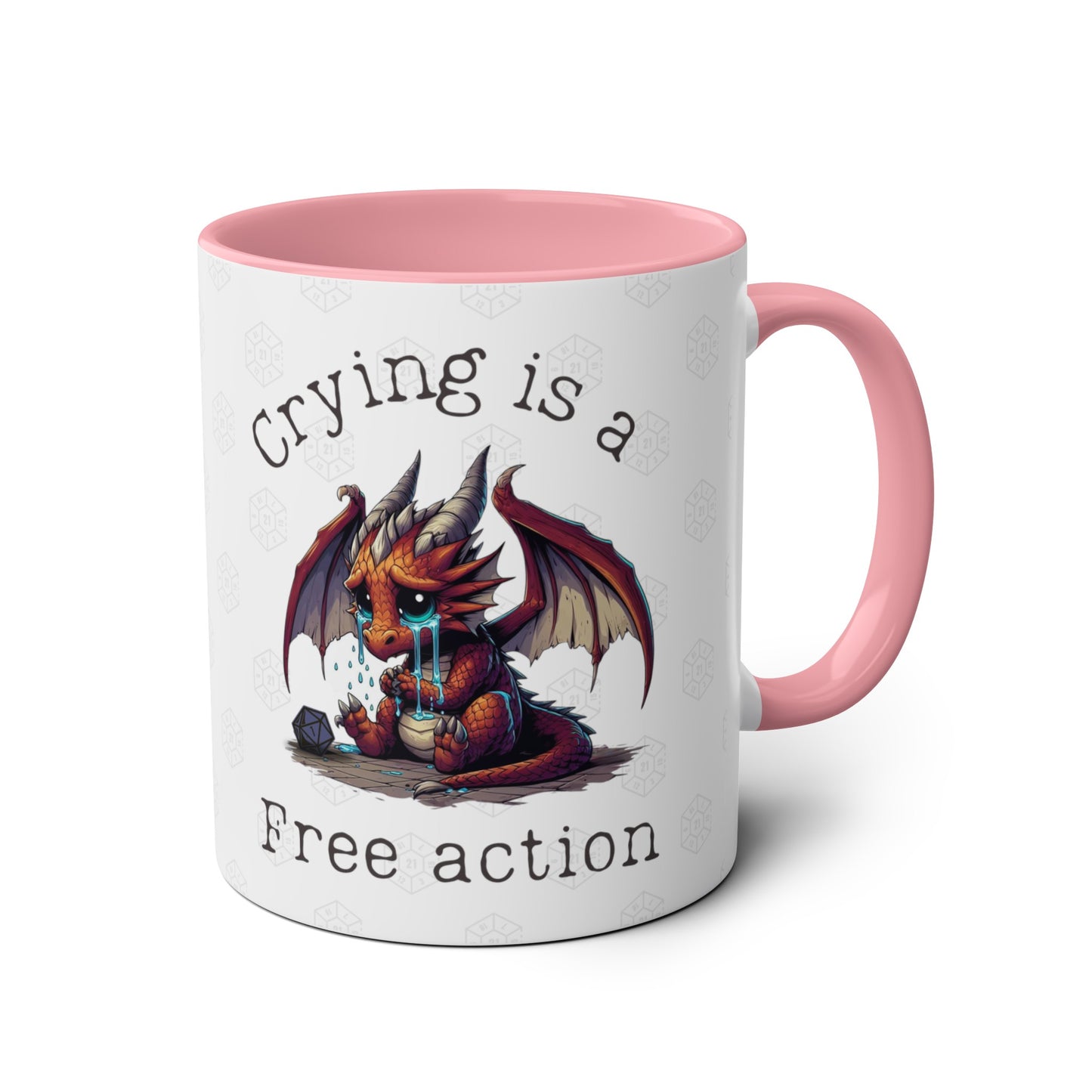 Tasse Dnd, pleurer est une tasse de dragon d'action gratuite