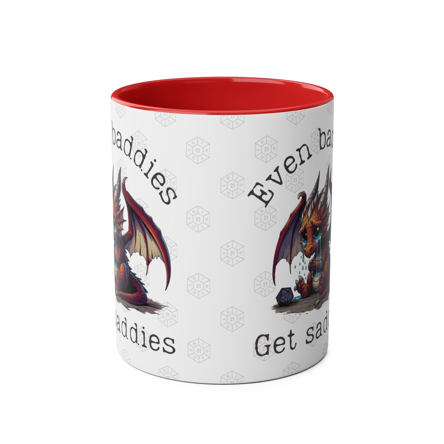 Dnd Mug Even Baddies Get Saddies Dragon Coffee Cup