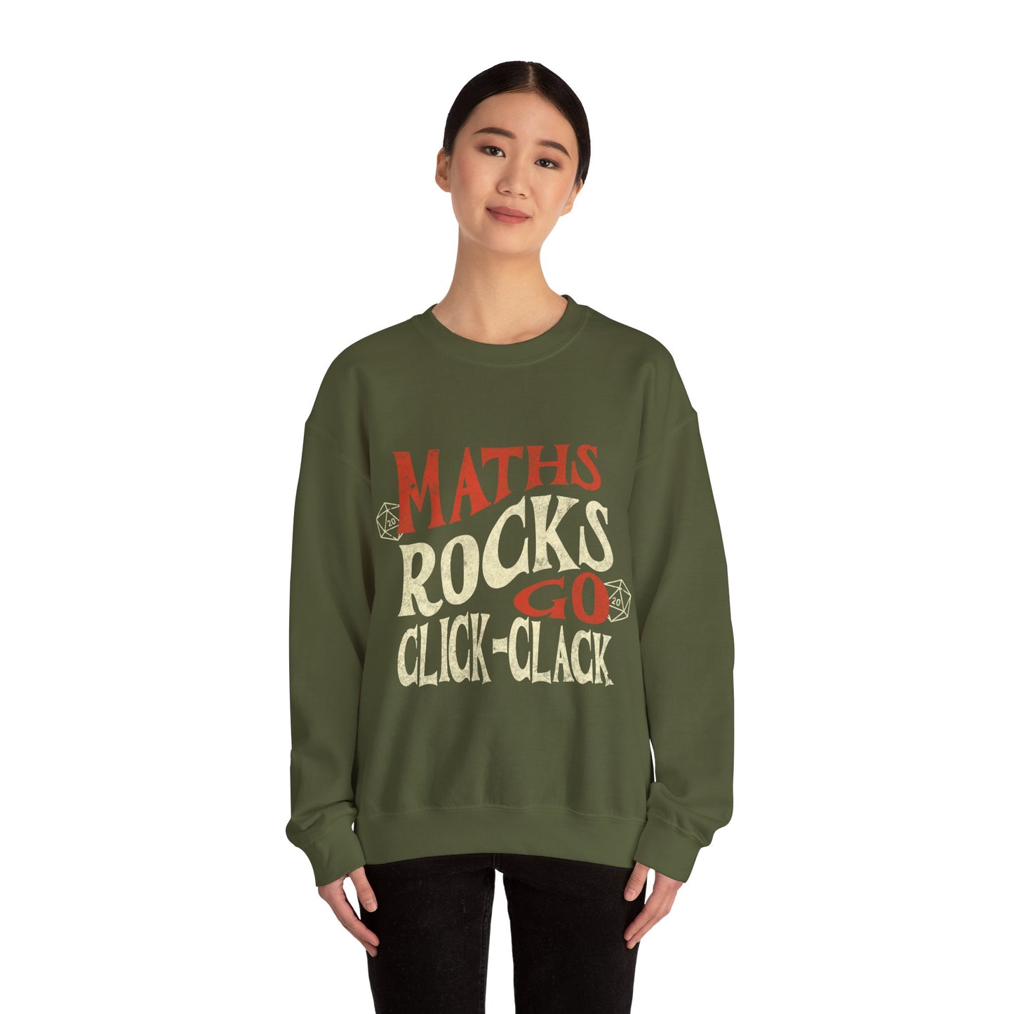 Pull-shirt Dnd « Maths Rocks Go Click Clack »