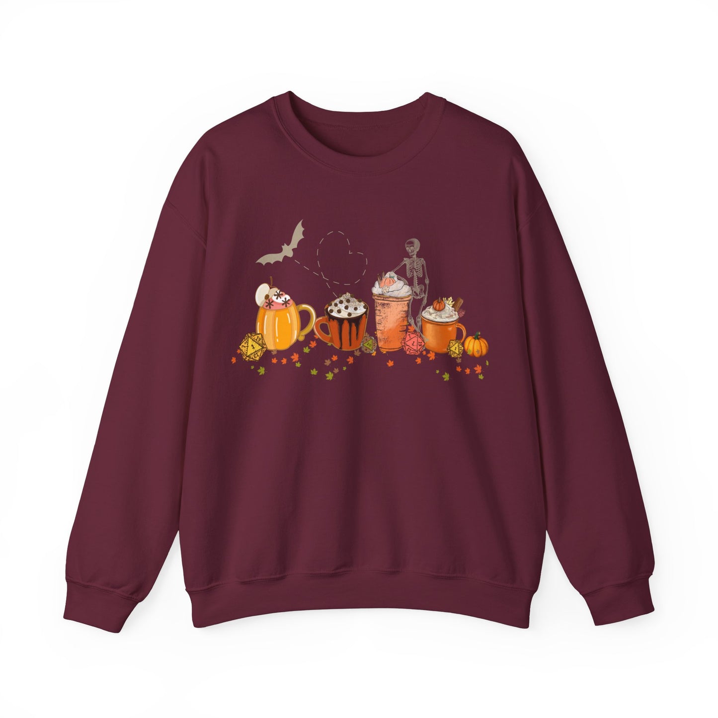 Dungeons and Dragons Jumper Halloween Sweater  ' Pumpkin Dice'