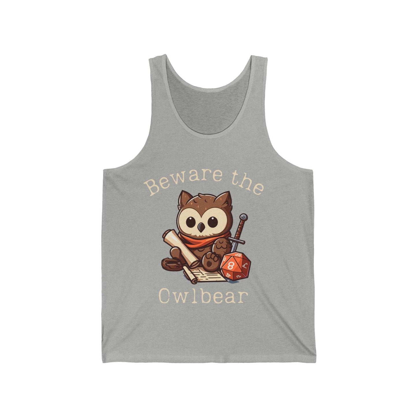 Beware the Owlbear DND Tank Top Vest