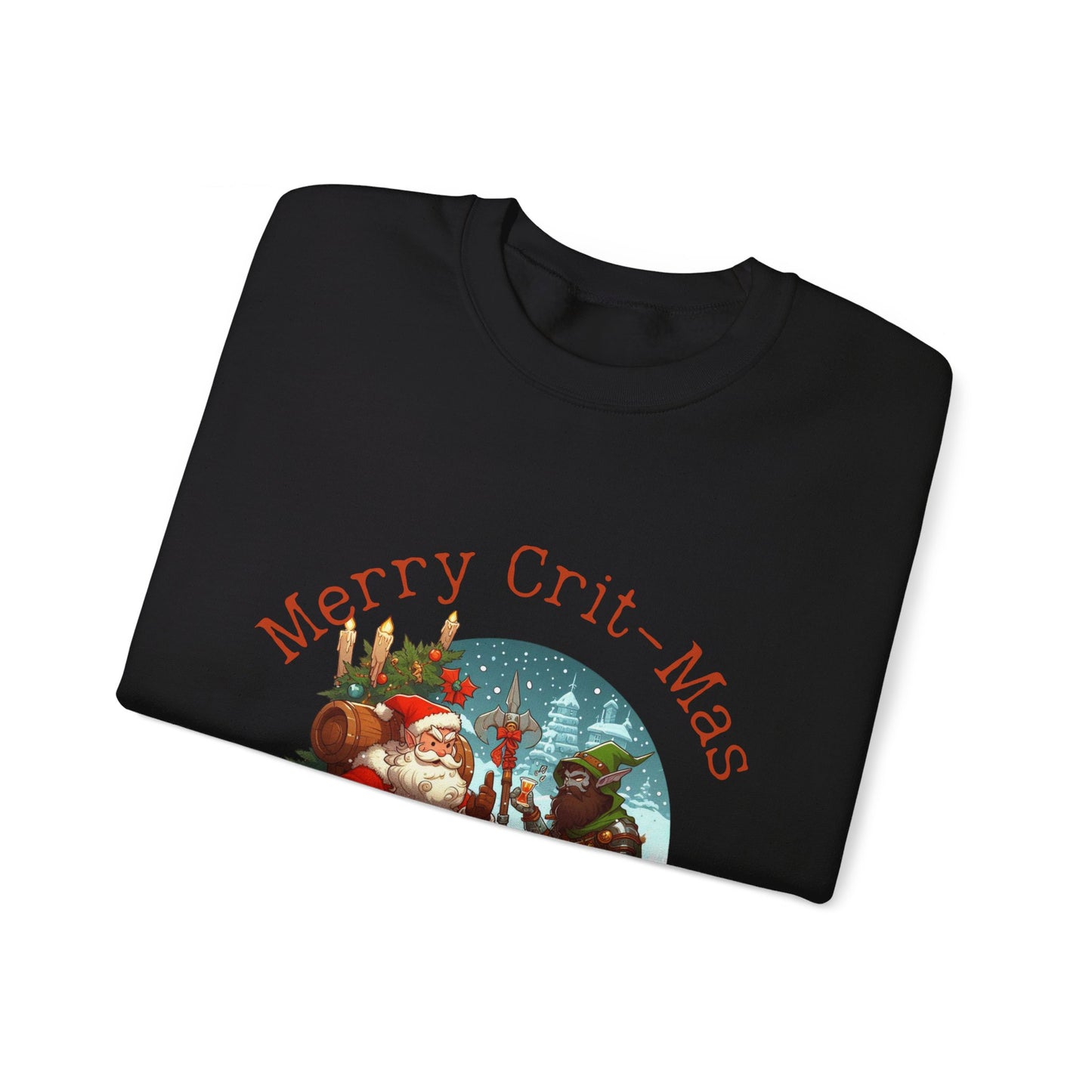 Pull de Noël Dnd Shirt « Joyeux Cri-mas et une bonne nouvelle quête »