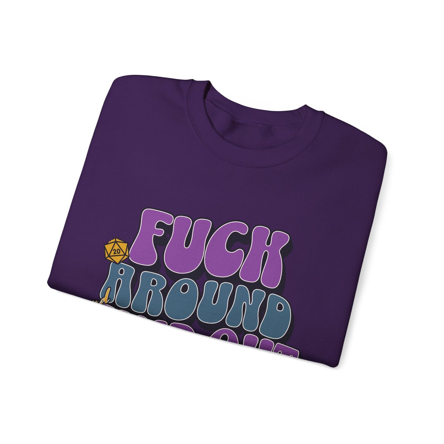 Dnd Shirt Fuck Around und finde heraus D20 Würfel T-Shirt