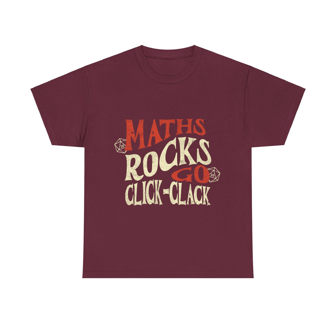 Dnd Shirt 'Maths Rocks Go Click Clack' – Nerd Byte Boutique