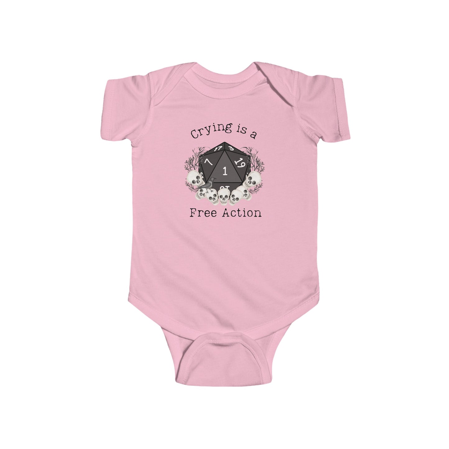 DND Crying is a Free Action Babygrow