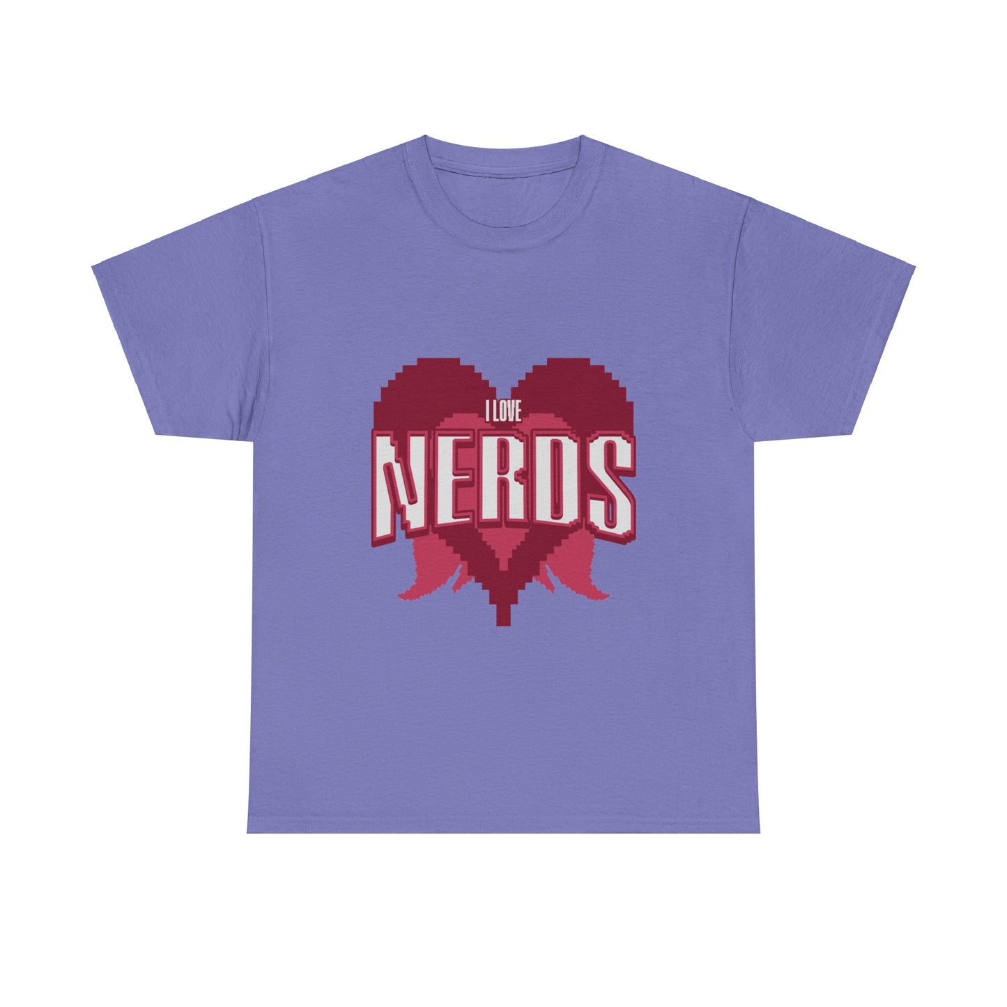 Ich liebe Nerds Pixel Art T-Shirt