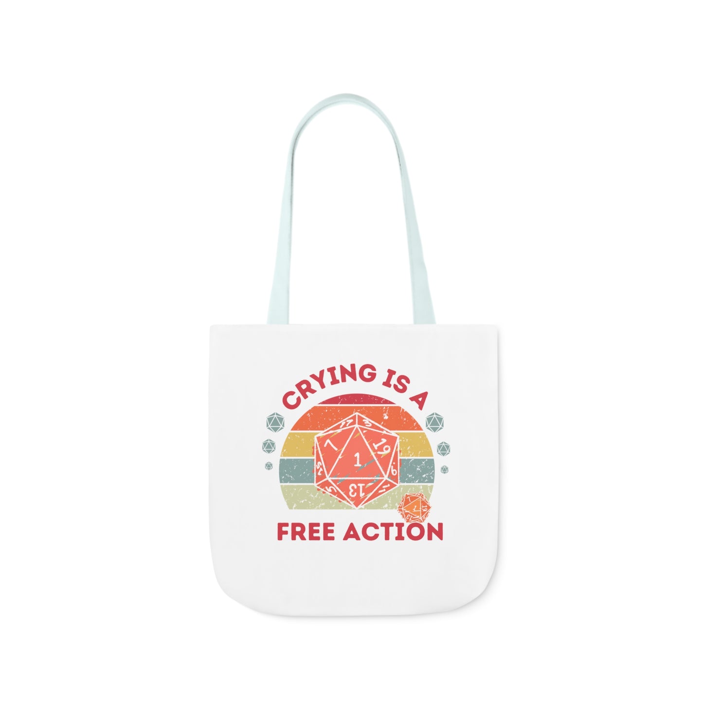 Dnd Crying Is a Free Action Canvas Tote Bag