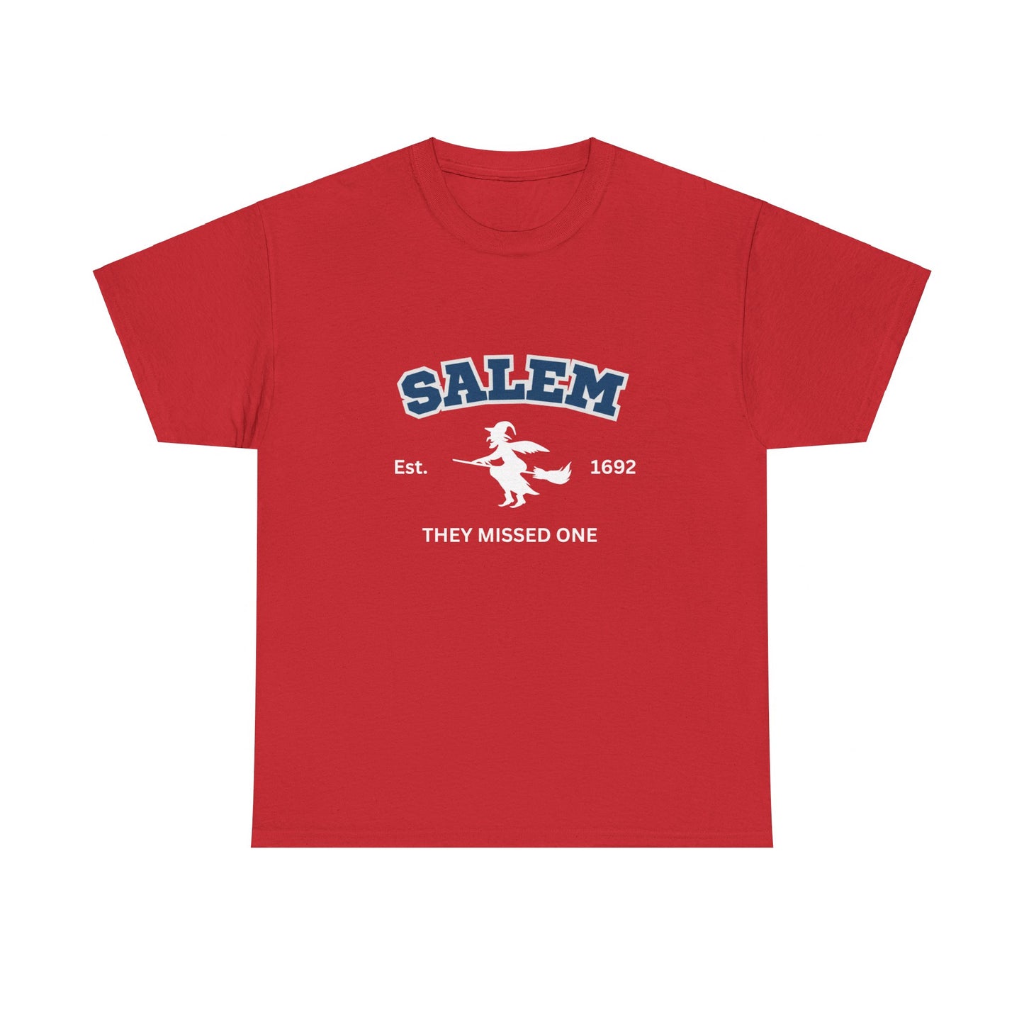 Salem 1692 They Missed One Halloween TShirt College, University Style Witch Trials Top