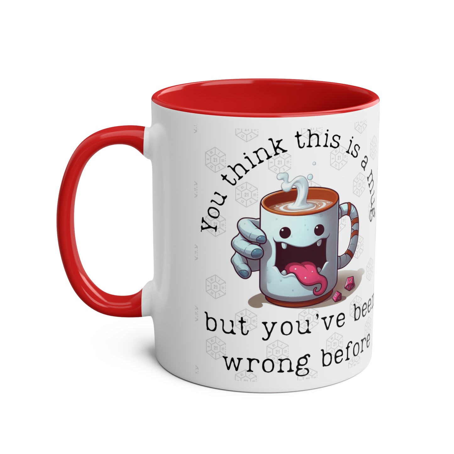 Idée cadeau pour une tasse Dnd Mimic pour DM