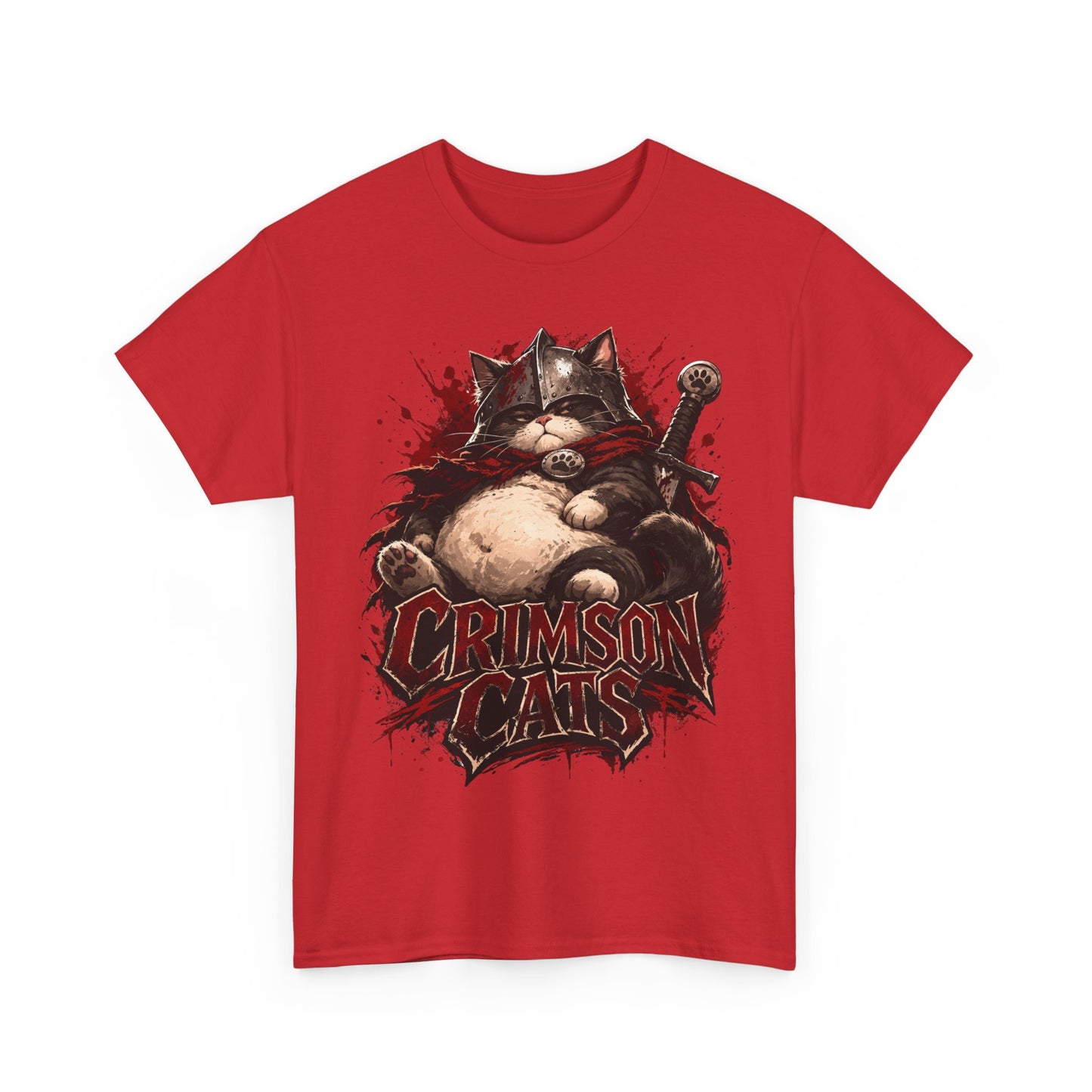 Crimson Cats T-Shirt | Funny Crimson Desert Inspired Game Tee