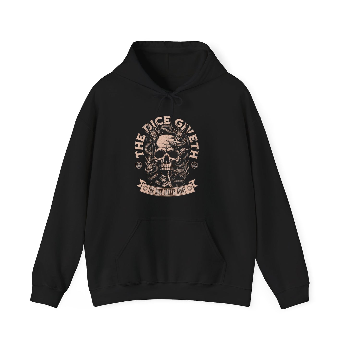 Dnd Hoodie Der Würfel gibt und der Würfel nimmt weg