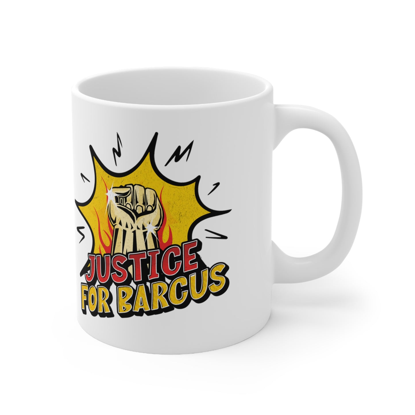 BG3 Mug Justice for Barcus!