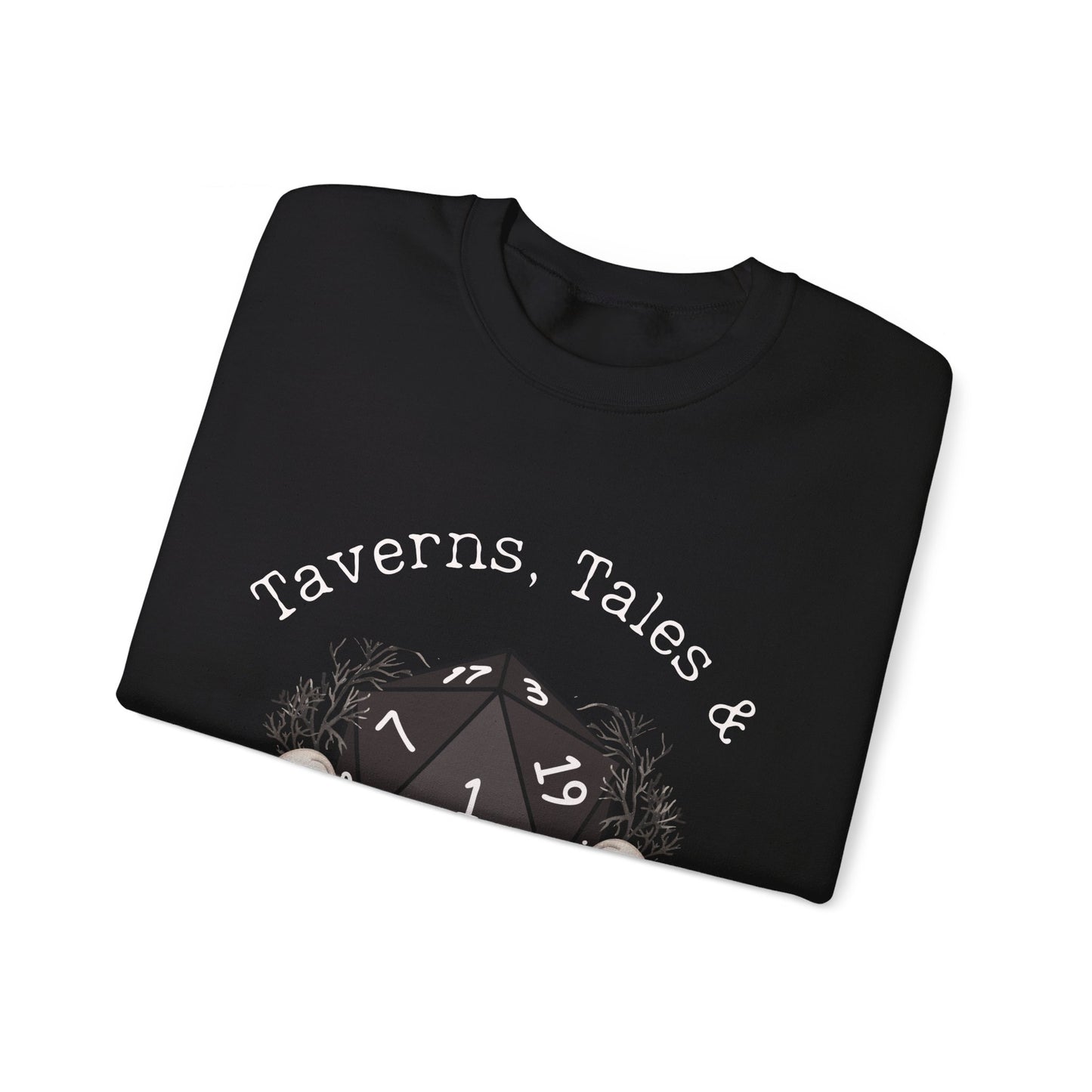 T-shirt Dnd Taverns, Tales &amp; Critical Fails Jumper Cadeau pour DM ou joueur de Donjons et Dragons Groupe de joueurs de RPG