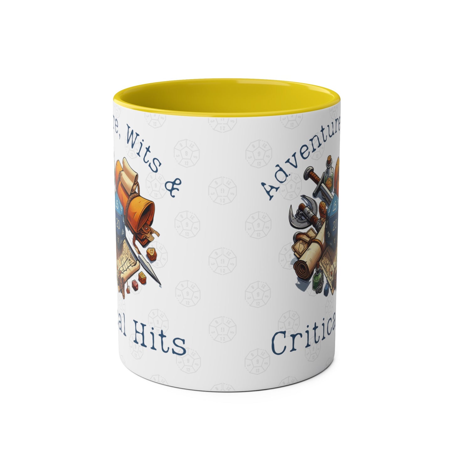 Tasse DnD Adventure, Wits et Coups Critiques