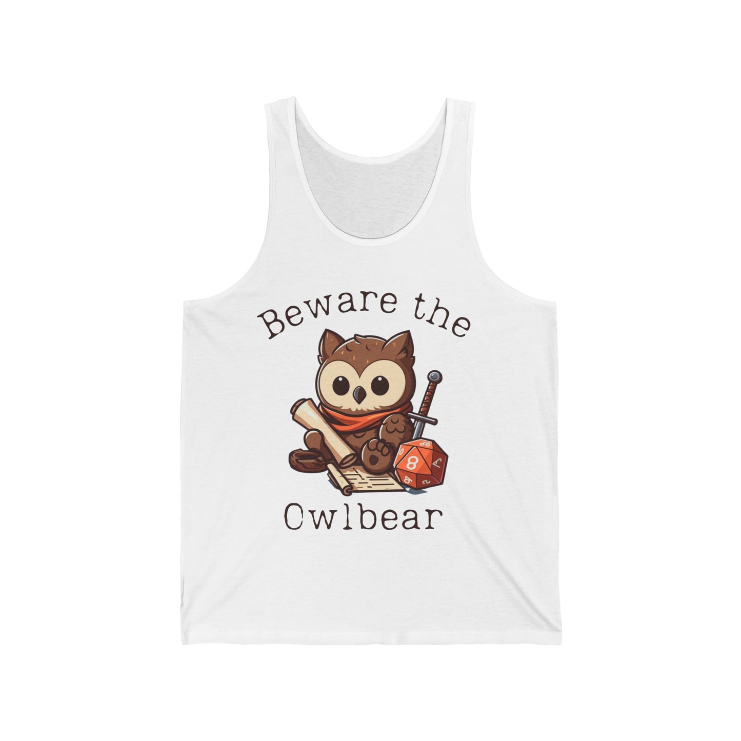 Beware the Owlbear DND Tank Top Vest