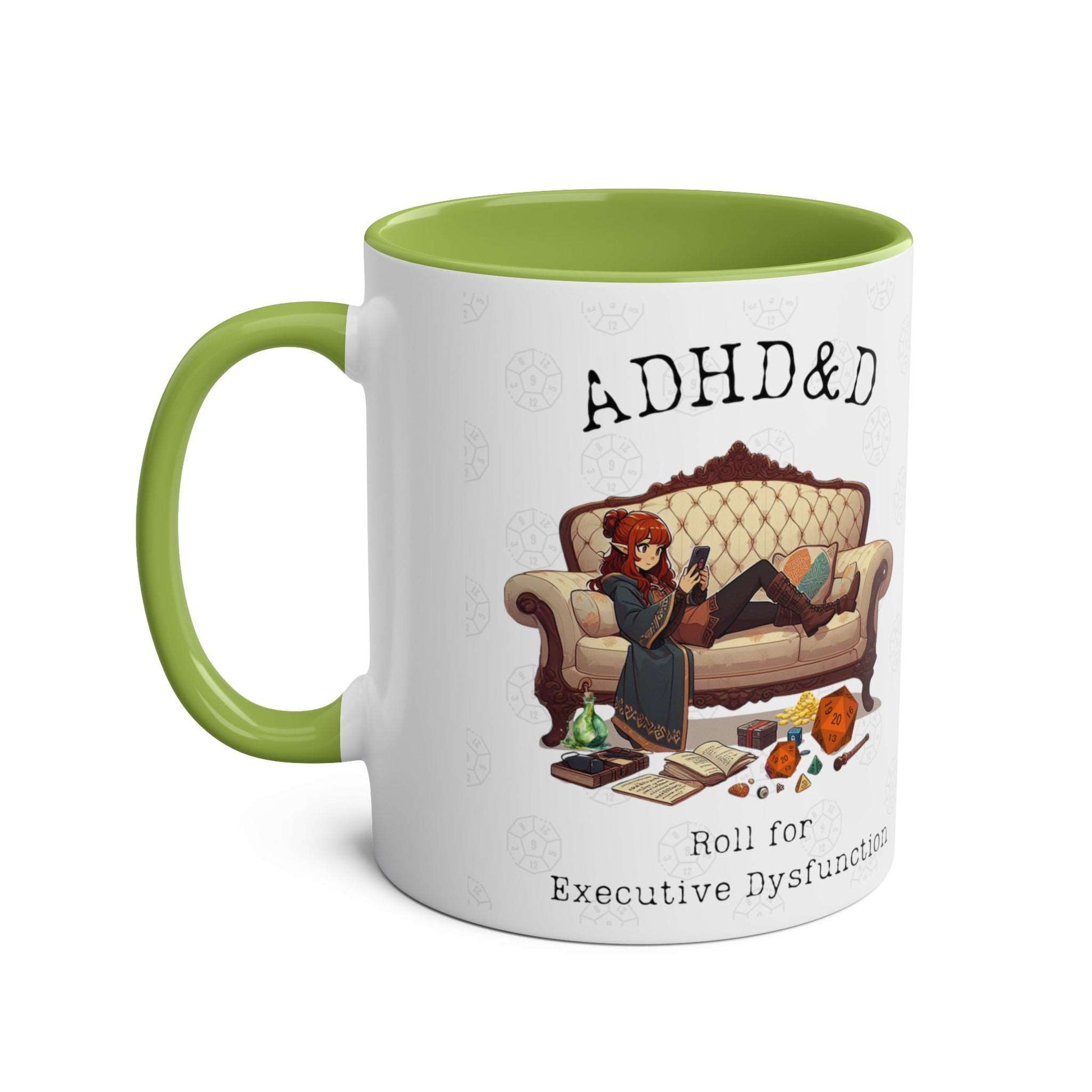 Dnd Adhd Mug Roll for Executive Dysfunction