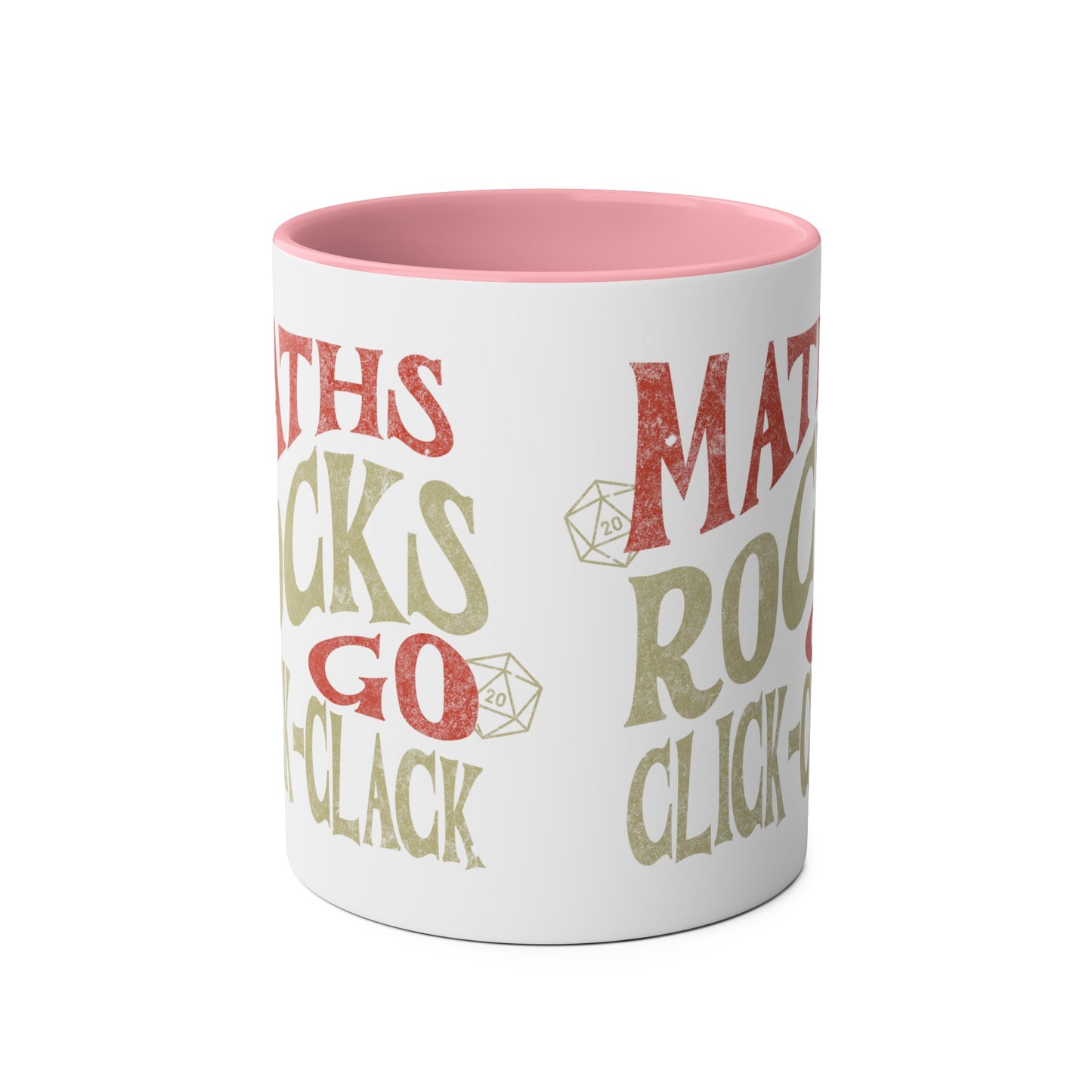 Dnd Mug Gift  'Maths Rocks Go Click Clack'