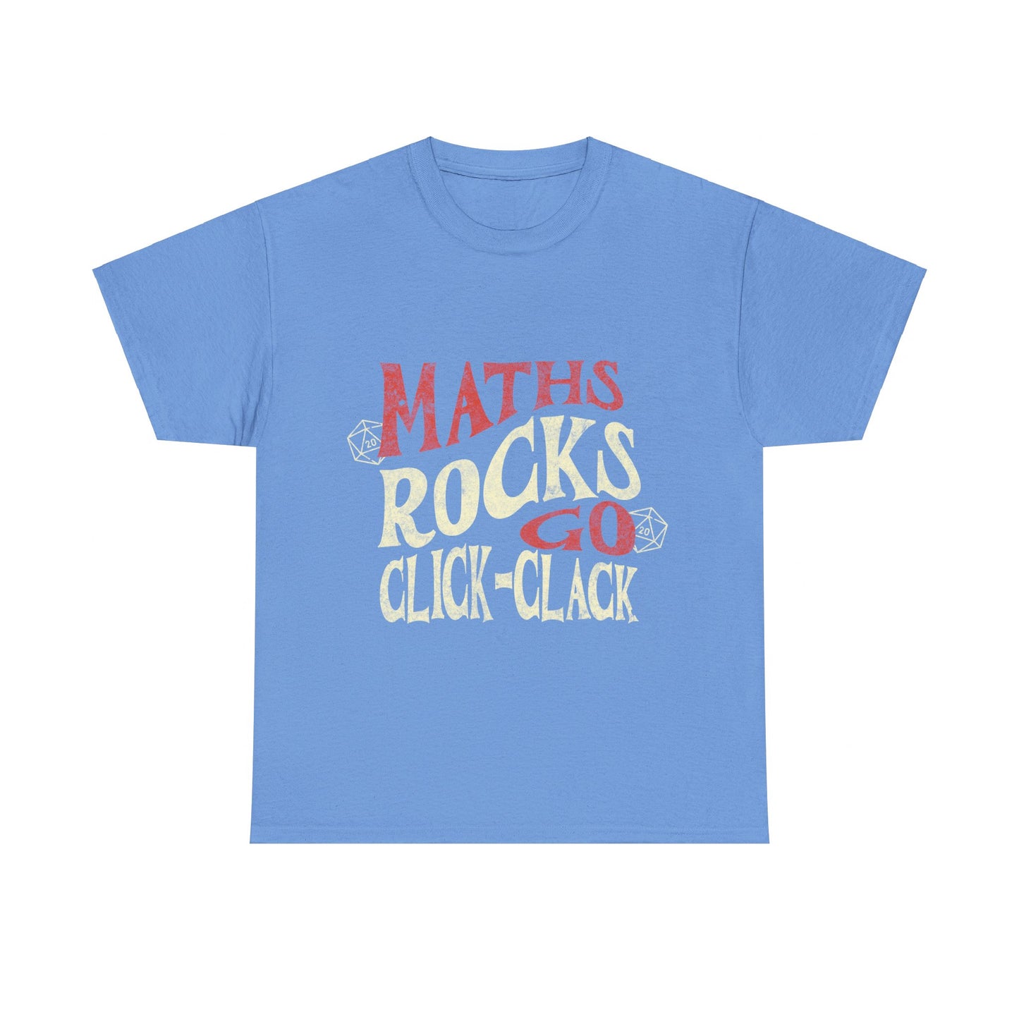 Dnd-Shirt ,Mathematik rockt, Go, Klick, Klack‘