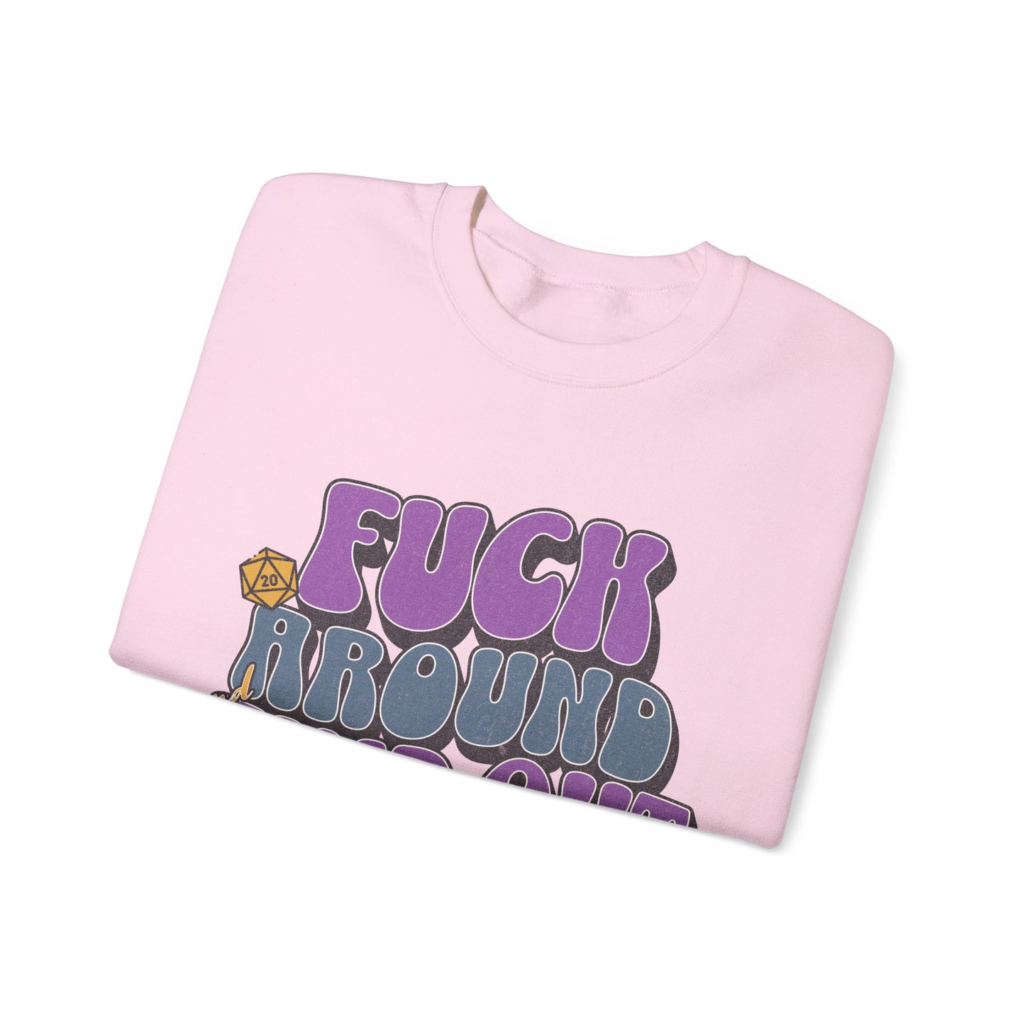 Dnd Shirt Fuck Around und finde heraus D20 Würfel T-Shirt