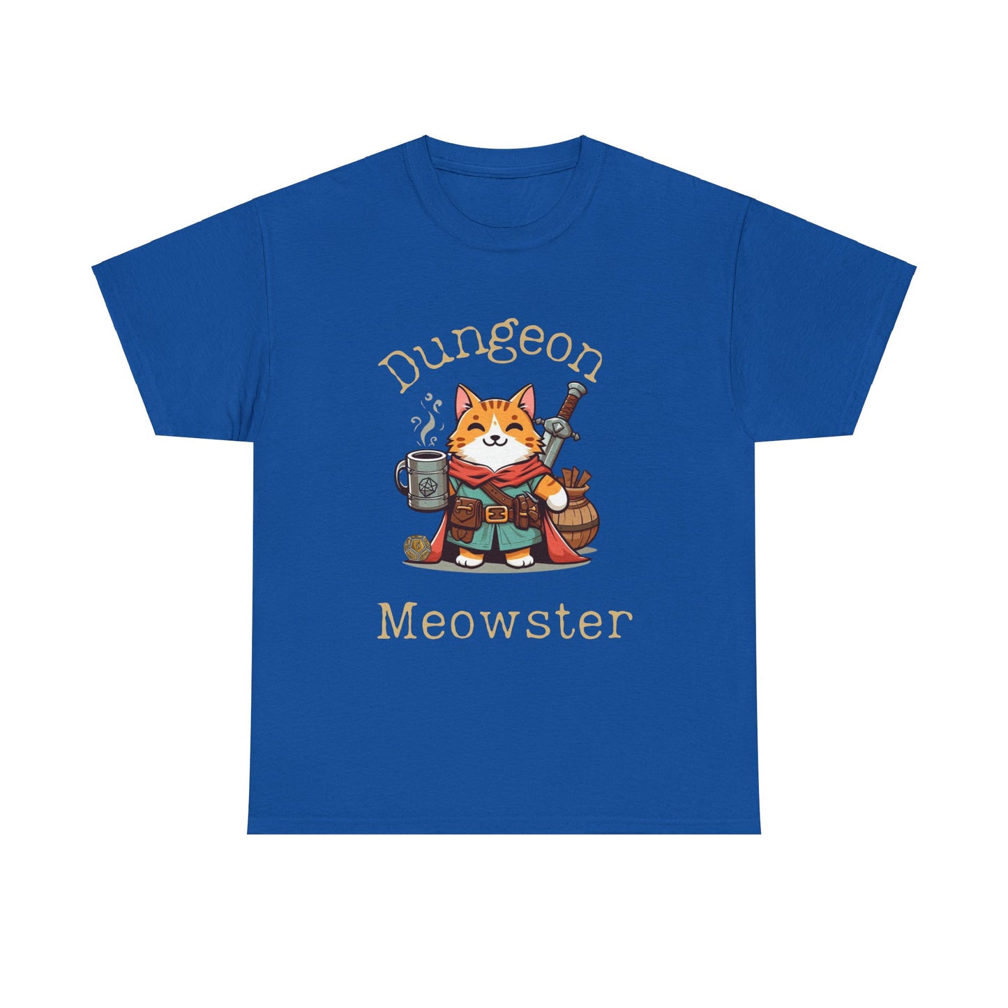 T-shirt Dnd Dungeon Meowster Cat &amp; D20, cadeau pour DM ou joueur de RPG