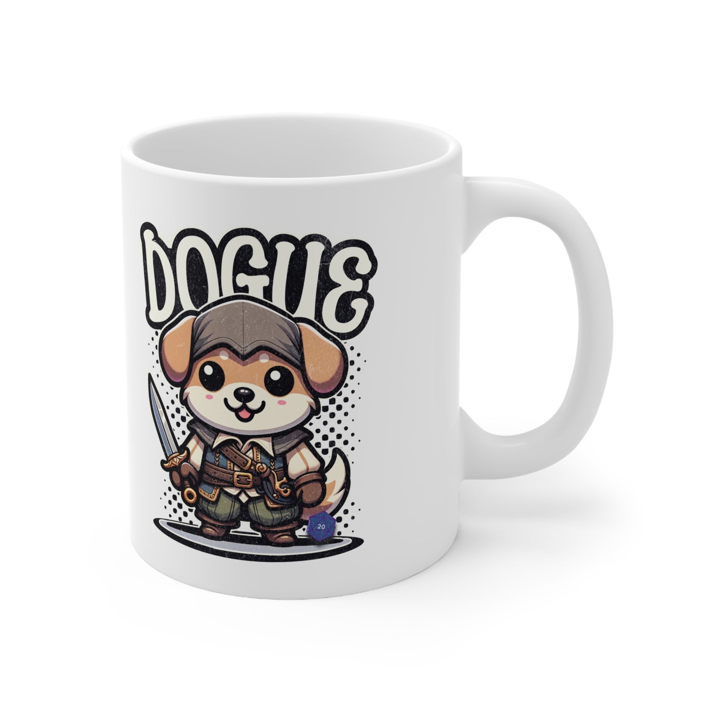 Tasse à café de classe DND Rogue « Dogue »