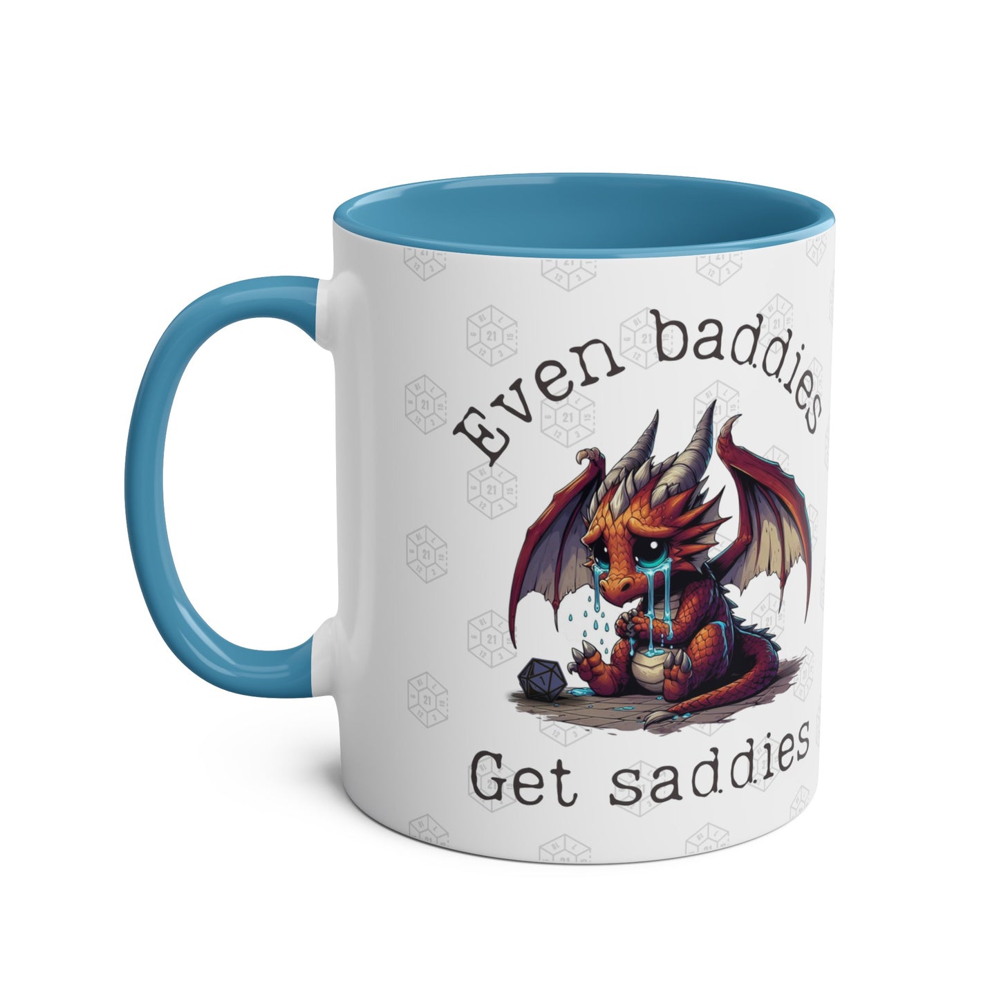 Dnd Mug Even Baddies Get Saddies Dragon Coffee Cup