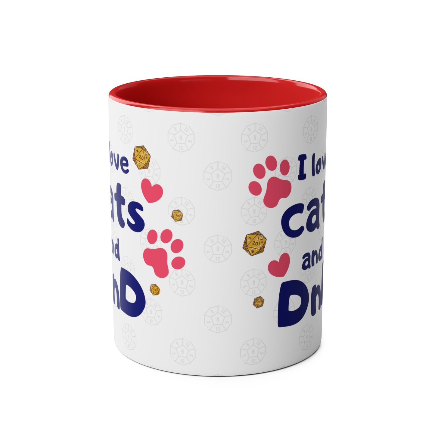 J'aime les chats et la tasse DnD