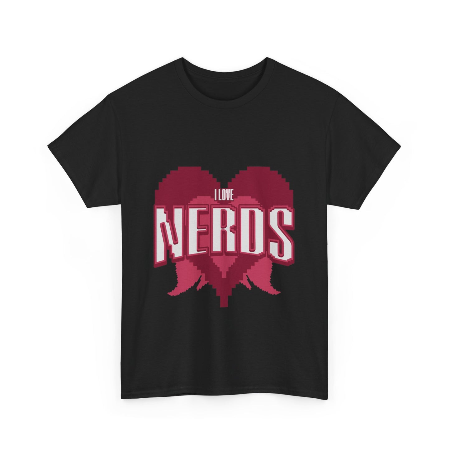 Ich liebe Nerds Pixel Art T-Shirt